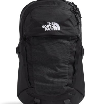 The North Face Recon Everyday Laptop Backpack, Blk/Blk-NPF, One Size | Daypack, Water Repellent, Laptop Sleeve, 2 Water Bottle Pockets
